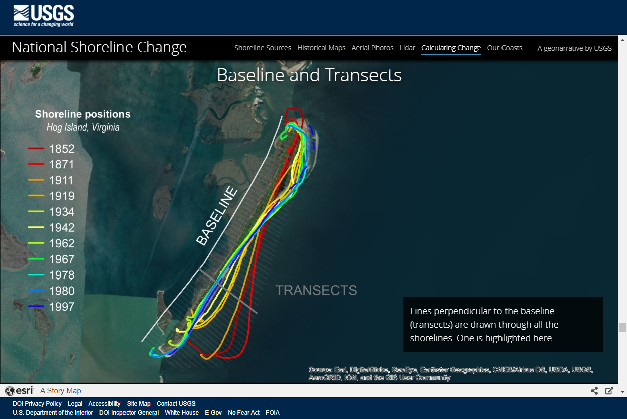 national shoreline change story map 2